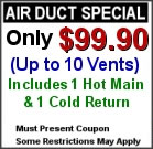 Duct Cleaning Special