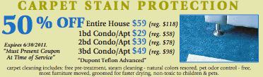 Stain Protection Specials